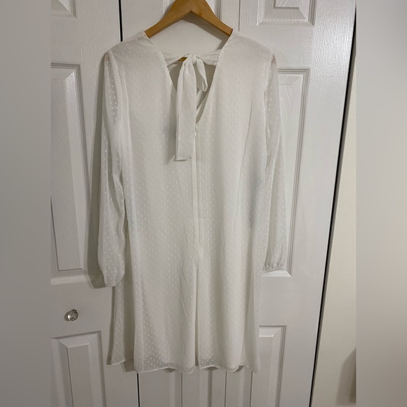 NWT INC International Concepts tie back dotted dress - Picture 2 of 7